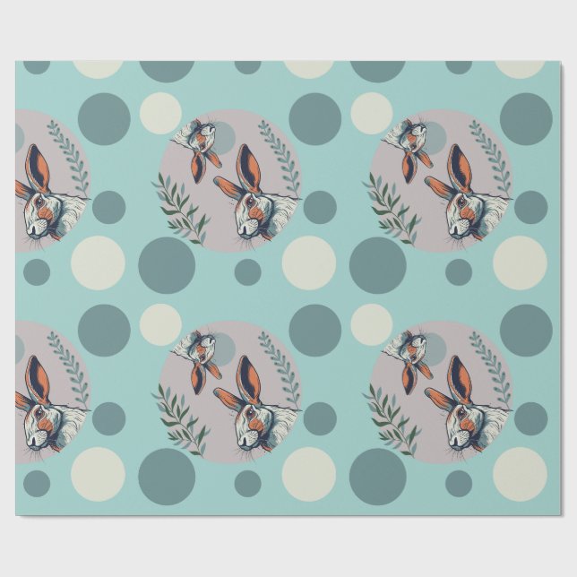 Schaumkrautpapier Geschenkpapier (Flach)