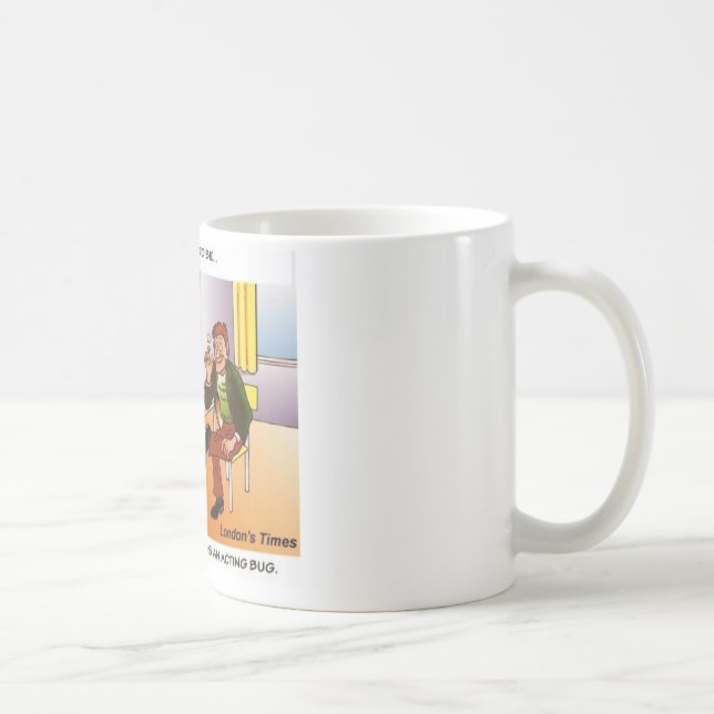 Schauspiel Bug Funny Cartoon T-Shirts Geschenke &  Kaffeetasse (Rechts)