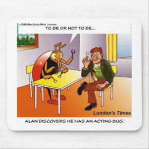 Schauspiel Bug Funny Cartoon T-Shirts Geschenke & Mousepad