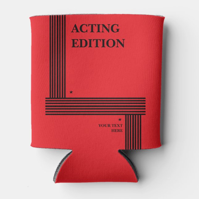 Schauspiel Edition - Skriptformatierung abspielen Dosenkühler (Vorderseite)