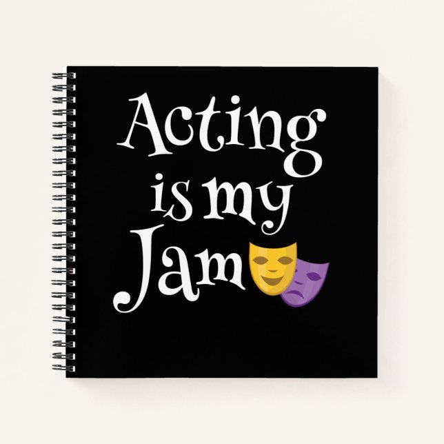 Schauspiel ist meine lustige Schauspielerin oder S Notizbuch (Vorderseite)