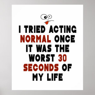 Schauspiel normal poster