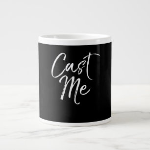 Schauspiel Zitat Akteure Niedliche Atrer Cast Me Jumbo-Tasse