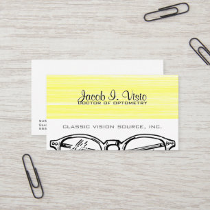 Schauspieleeyewear-Optometrie-Vision Scratchy Visitenkarte
