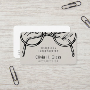 Schauspieleeyewear-Wolken-Imitat-Flanell Visitenkarte