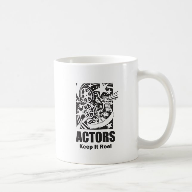 Schauspieler behalten es Spule Kaffeetasse (Rechts)
