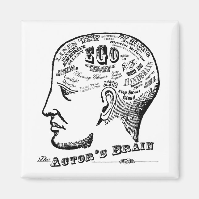 Schauspieler-Brain Magnet (Vorne)