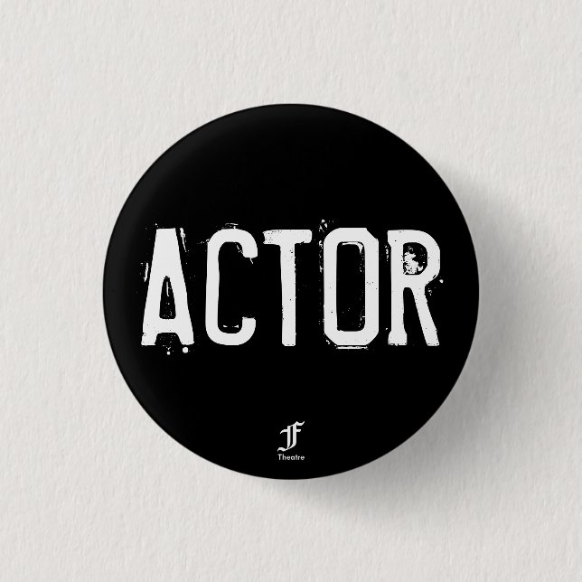 SCHAUSPIELER Button (Vorderseite)