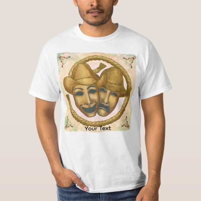 Schauspieler Cowboy T-Shirt  (Vorderseite)