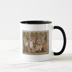 Schauspieler, die für ein Satyrspiel, ANZEIGE Tasse