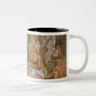 Schauspieler, die für ein Satyrspiel, ANZEIGE Zweifarbige Tasse