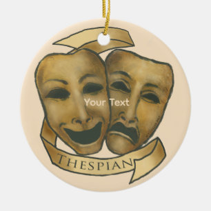 Schauspieler  keramik ornament