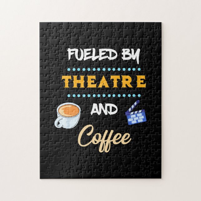 Schauspieler mit Theaterkaffee (Vertikal)