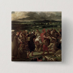 Schauspieler oder arabische Possenreißer, 1848 Button