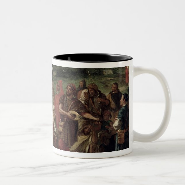 Schauspieler oder arabische Possenreißer, 1848 Zweifarbige Tasse (Rechts)