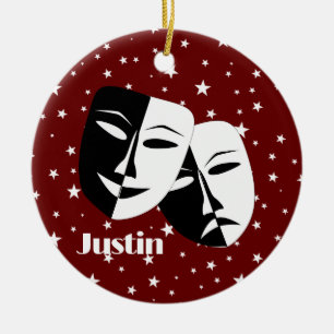 Schauspieler Schauspiel Theater Design Keramik Ornament