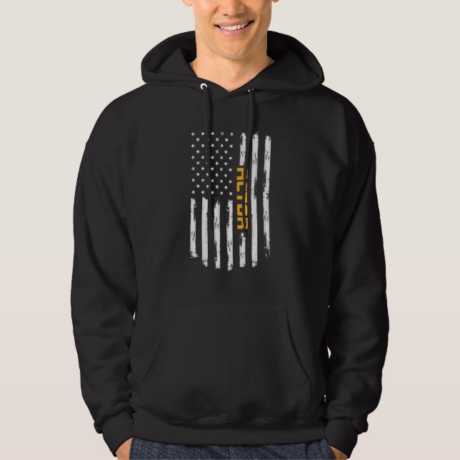 Schauspieler Stolz Positive Karriere Vintage Ameri Hoodie (Vorderseite)