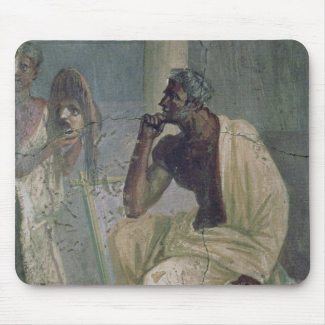 Schauspieler und Maske, vom Haus des tragischen Mousepad (Vorne)