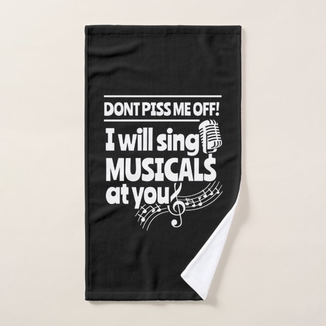 Schauspieler werden Musicals auf Sie singen Handtuch (Handtuch)