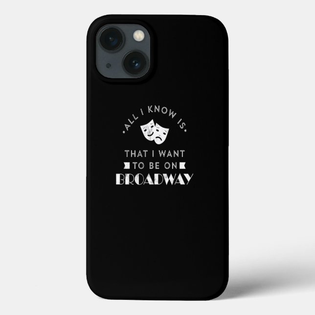 Schauspielerin Broadway Schauspiel Funny Theater  Case-Mate iPhone Hülle (Rückseite)