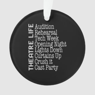 Schauspielerin Broadway Schauspielerin Musical Lov Ornament