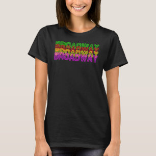 Schauspielerin Bühne des Broadway Musical Theatre T-Shirt