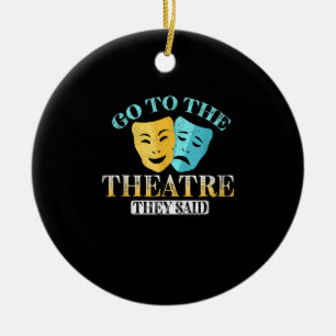 Schauspielerin - Funny Drama Probe Keramik Ornament