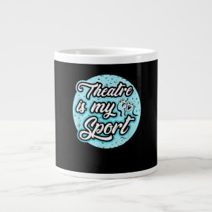 Schauspielerin ist mein Sport Drama Schauspiel Bro Jumbo-Tasse