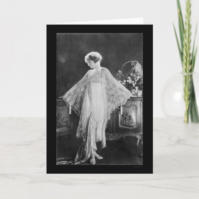 Schauspielerin Lillian Gish 1922 Karte (Vorderseite)