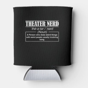 Schauspielerin Nerd Definition Bühne Schauspieler Dosenkühler