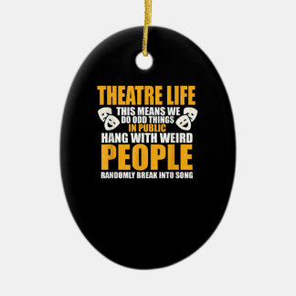 Schauspielerin Nerd Drama Schauspiel Männer Frauen Keramik Ornament
