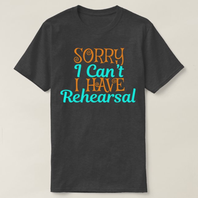 Schauspielerin Probe T-Shirt (Design vorne)