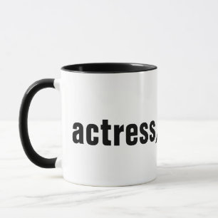 Schauspielerin Tasse
