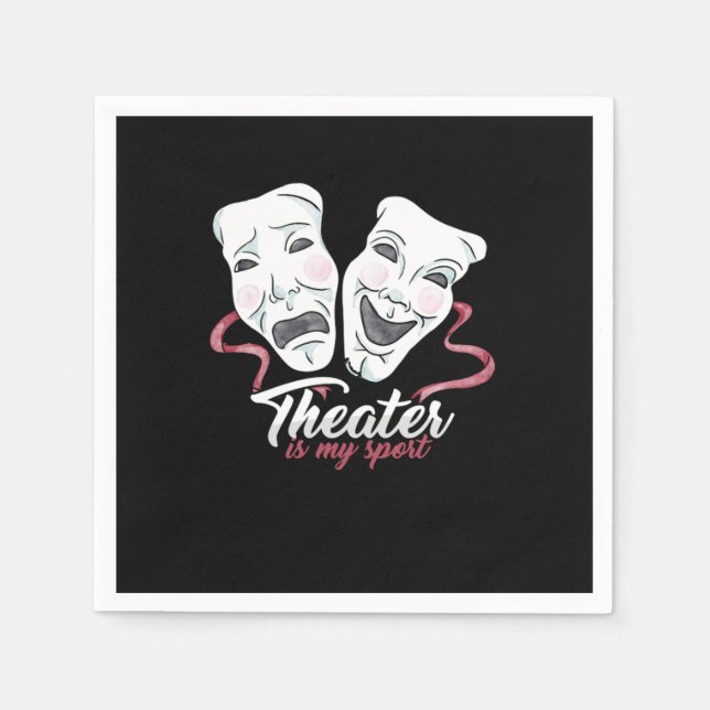 Schauspielerin Theaterstück Broadway Filming Acti Serviette (Vorderseite)