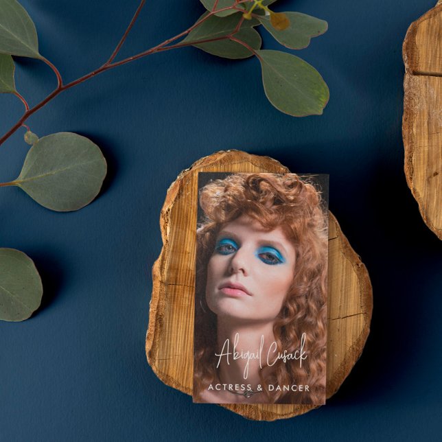 Schauspielmodell Headshot Kalligraphiename Visitenkarte (Von Creator hochgeladen)