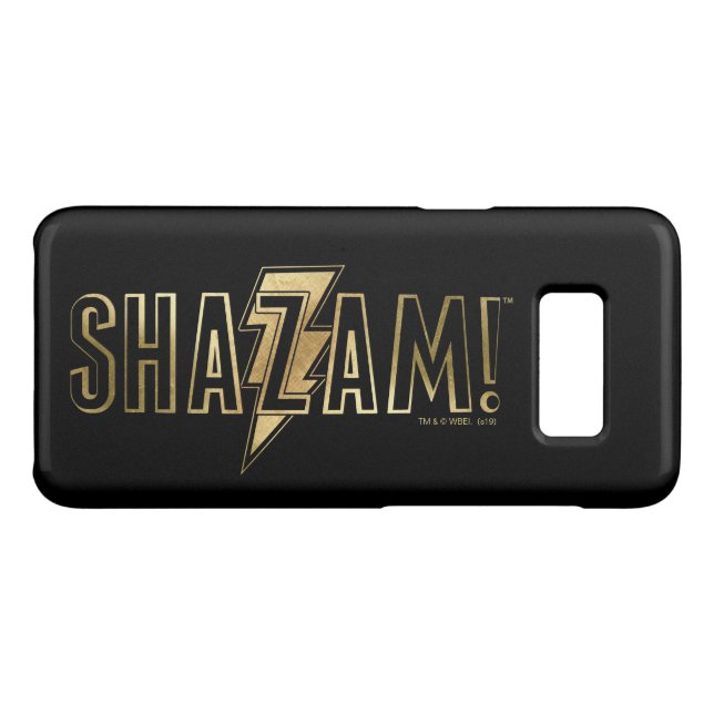 SCHAZAM! | Gold-Logo Case-Mate Samsung Galaxy Hülle (Rückseite (Horizontal))