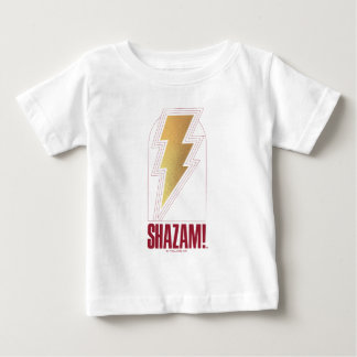 SCHAZAM! Götterwut | Abzeichen mit Blitzschlag Baby T-shirt
