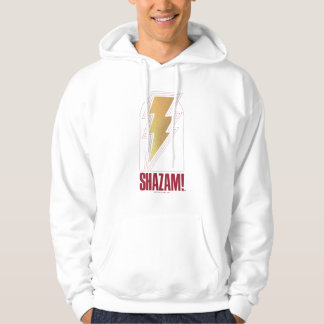SCHAZAM! Götterwut | Abzeichen mit Blitzschlag Hoodie