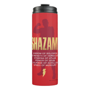 SCHAZAM! Götterwut Flexi-Silhouette Thermosbecher