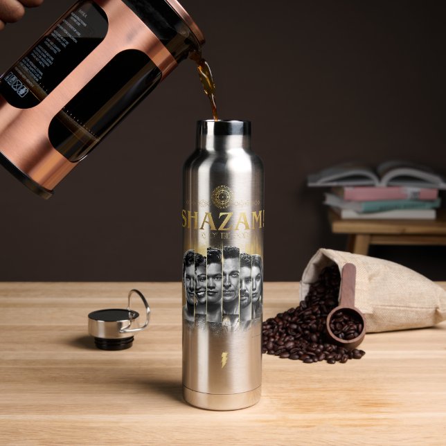 SCHAZAM! Götterwut | Foto Bars Trinkflasche (Kaffee)