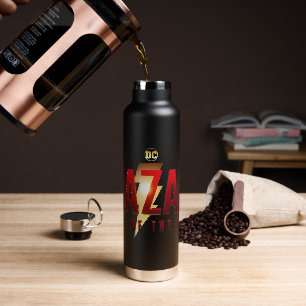 SCHAZAM! Götterwut   Fury of the Gods Logo Trinkflasche