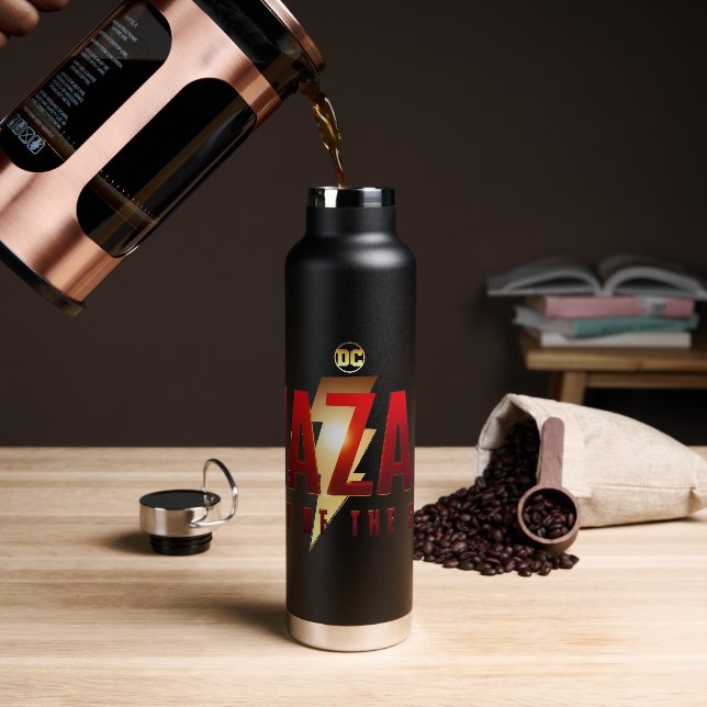 SCHAZAM! Götterwut | Fury of the Gods Logo Trinkflasche (Kaffee)