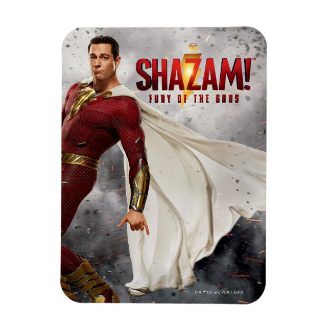 SCHAZAM! Götterwut | Hang Loose Movie Poster Magnet (Vertikal)