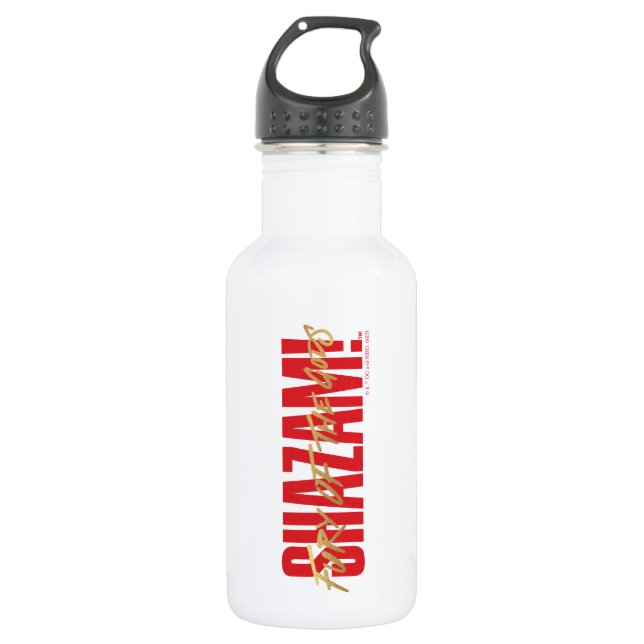 SCHAZAM! Götterwut | Logo für die goldene Markieru Edelstahlflasche (Vorderseite)