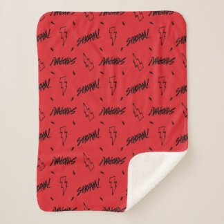 SCHAZAM! Götterwut | Marker Doodle Muster Sherpadecke