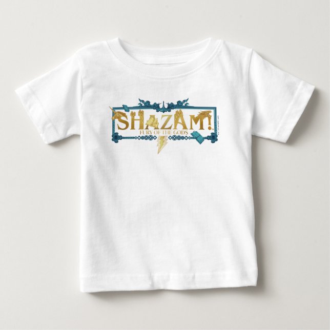 SCHAZAM! Götterwut | Mythisches Logo Baby T-shirt (Vorderseite)