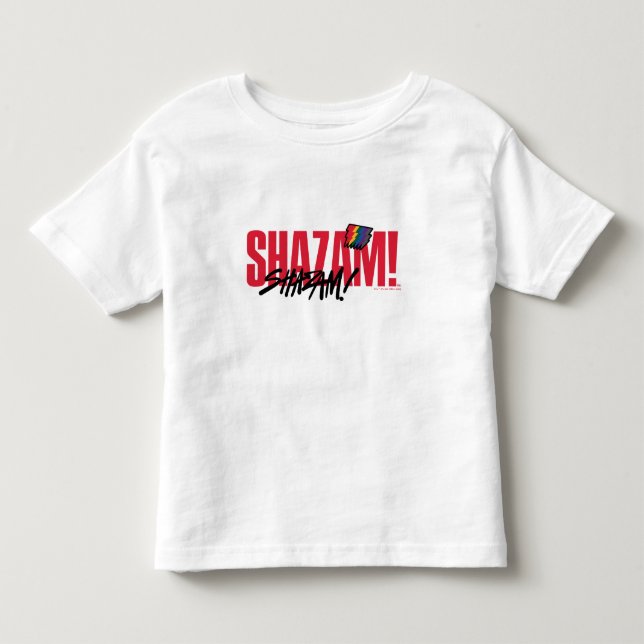 SCHAZAM! Götterwut | Rainbow Bolzen-Logo Kleinkind T-shirt (Vorderseite)