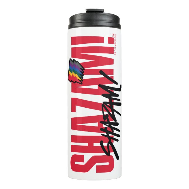 SCHAZAM! Götterwut | Rainbow Bolzen-Logo Thermosbecher (Vorderseite)