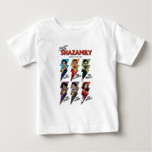 SCHAZAM! Götterwut SCHAZAMily-Comic-Bolzen Baby T-shirt