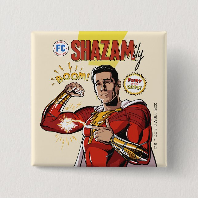 SCHAZAM! Götterwut | SCHAZAMily Comic Cover Button (Vorderseite)